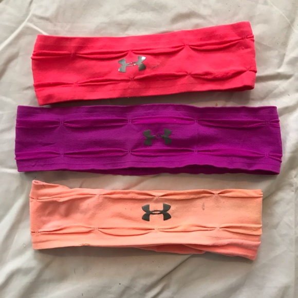 pink under armour headband